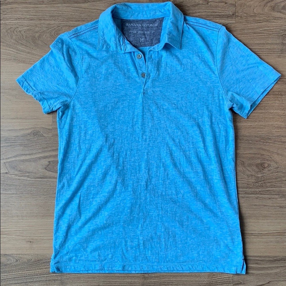 Blue Men’s Banana Republic polo